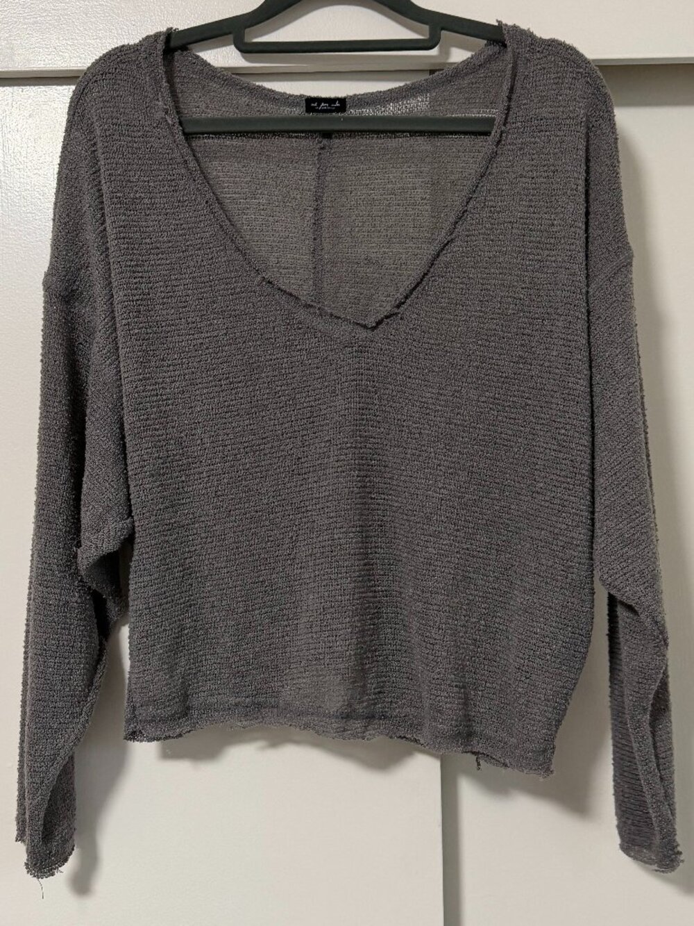 Urban Outfitters Out From Under Slouchy Oversized Sheer Knit Top